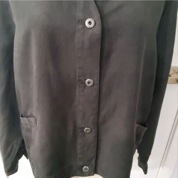 Eileen Fisher Women's Tencel/Linen Blend Cropped Cardigan Size XL
