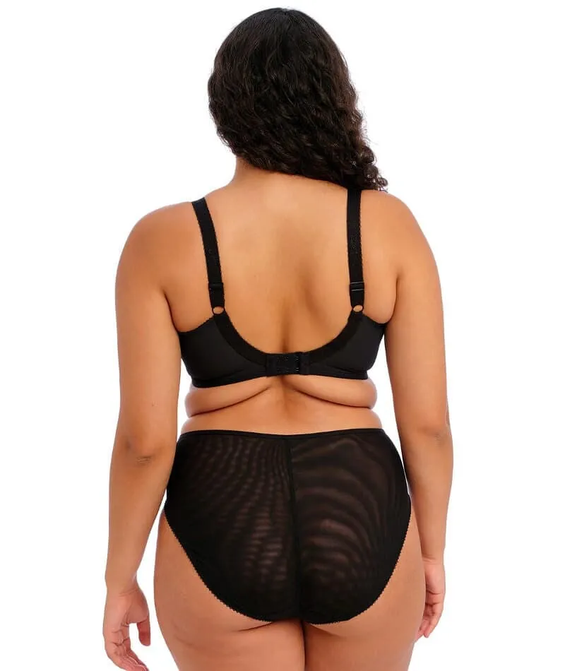 Elomi Namrah Underwired Bandless Plunge Bra - Jet