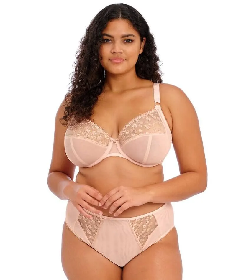 Elomi Namrah Underwired Bandless Plunge Bra - Pale Blush