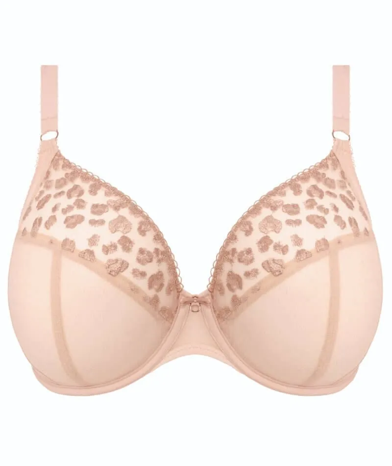 Elomi Namrah Underwired Bandless Plunge Bra - Pale Blush