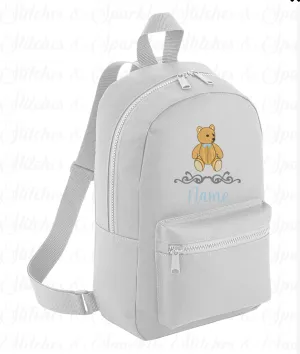 Embroidered Backpack - Teddy Bear