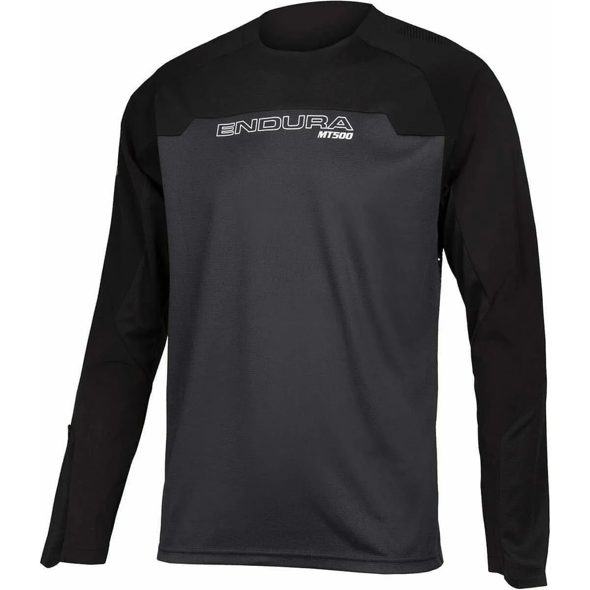 Endura MT500 Burner Long Sleeve Mens Cycling Jersey - Black