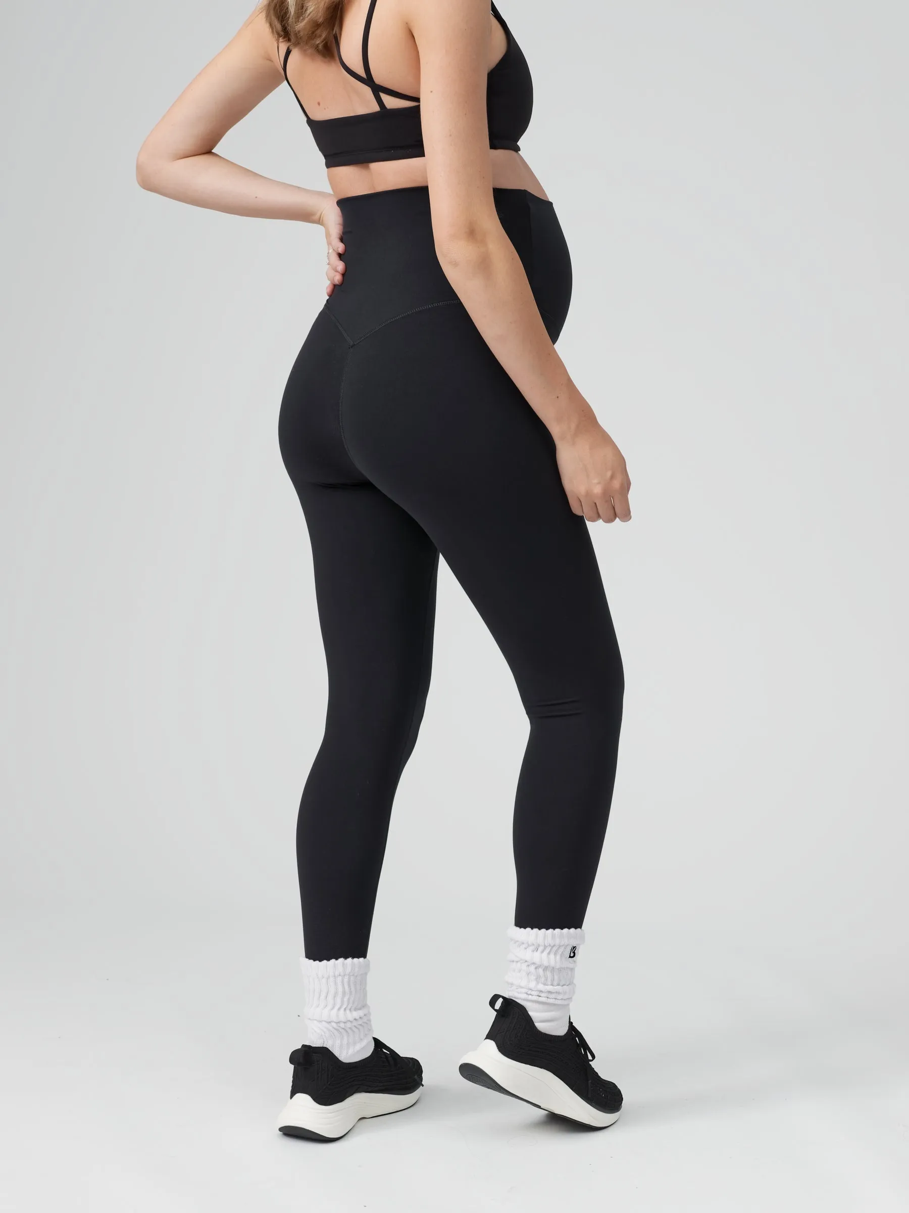 Energy Foldover Legging - Onyx Black