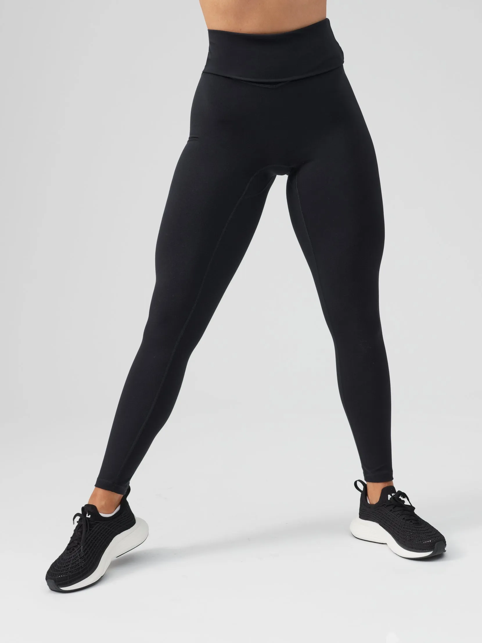 Energy Foldover Legging - Onyx Black