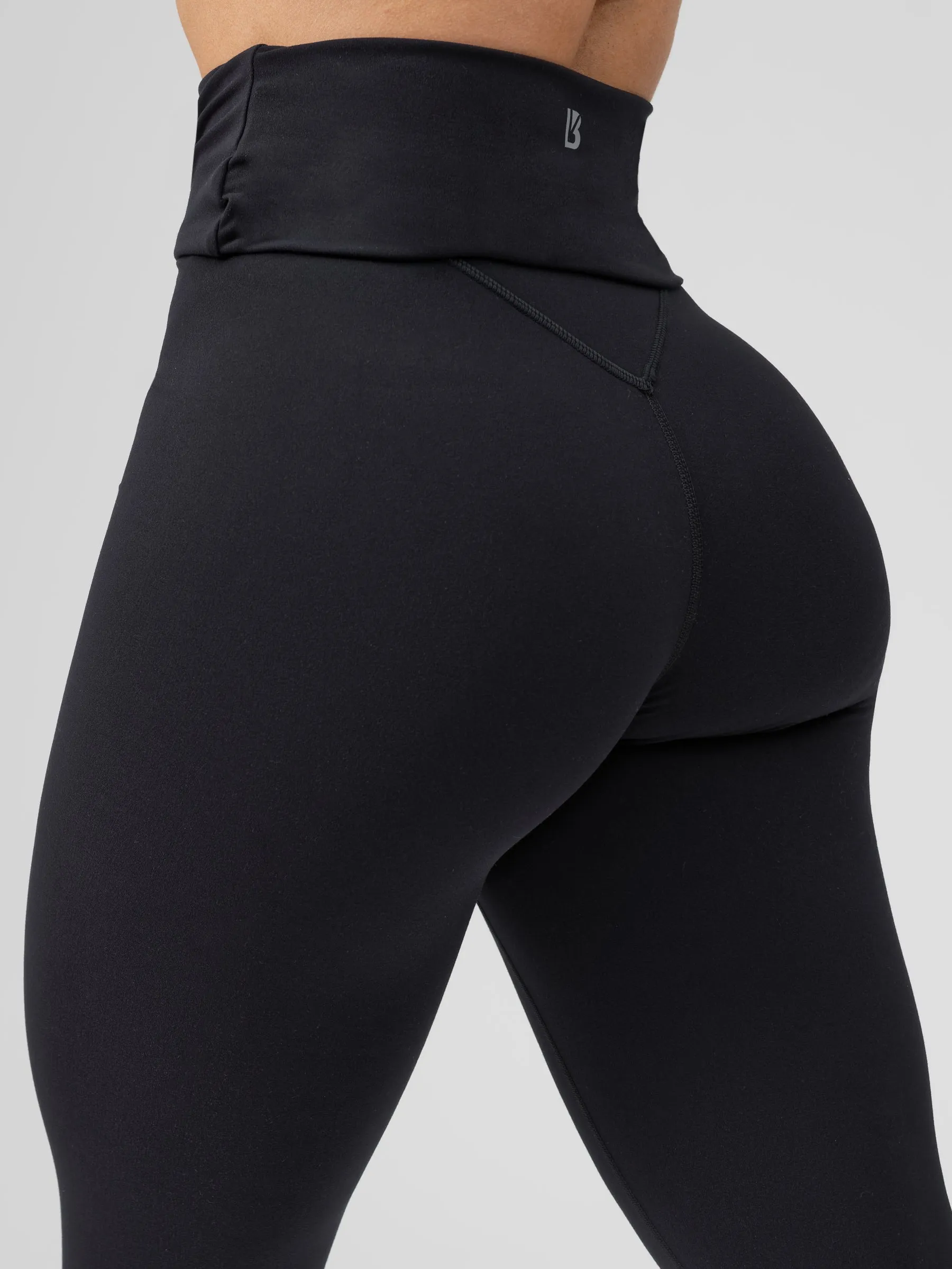 Energy Foldover Legging - Onyx Black