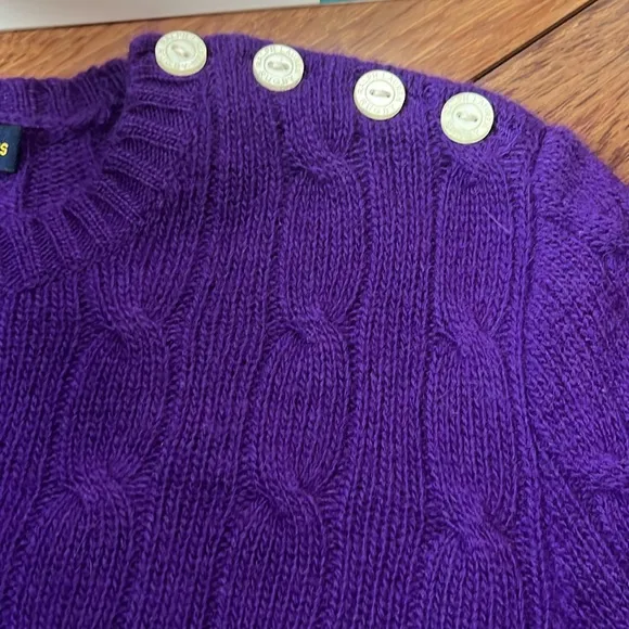 EUC Ralph Lauren Rugby Cable Knit Sweater