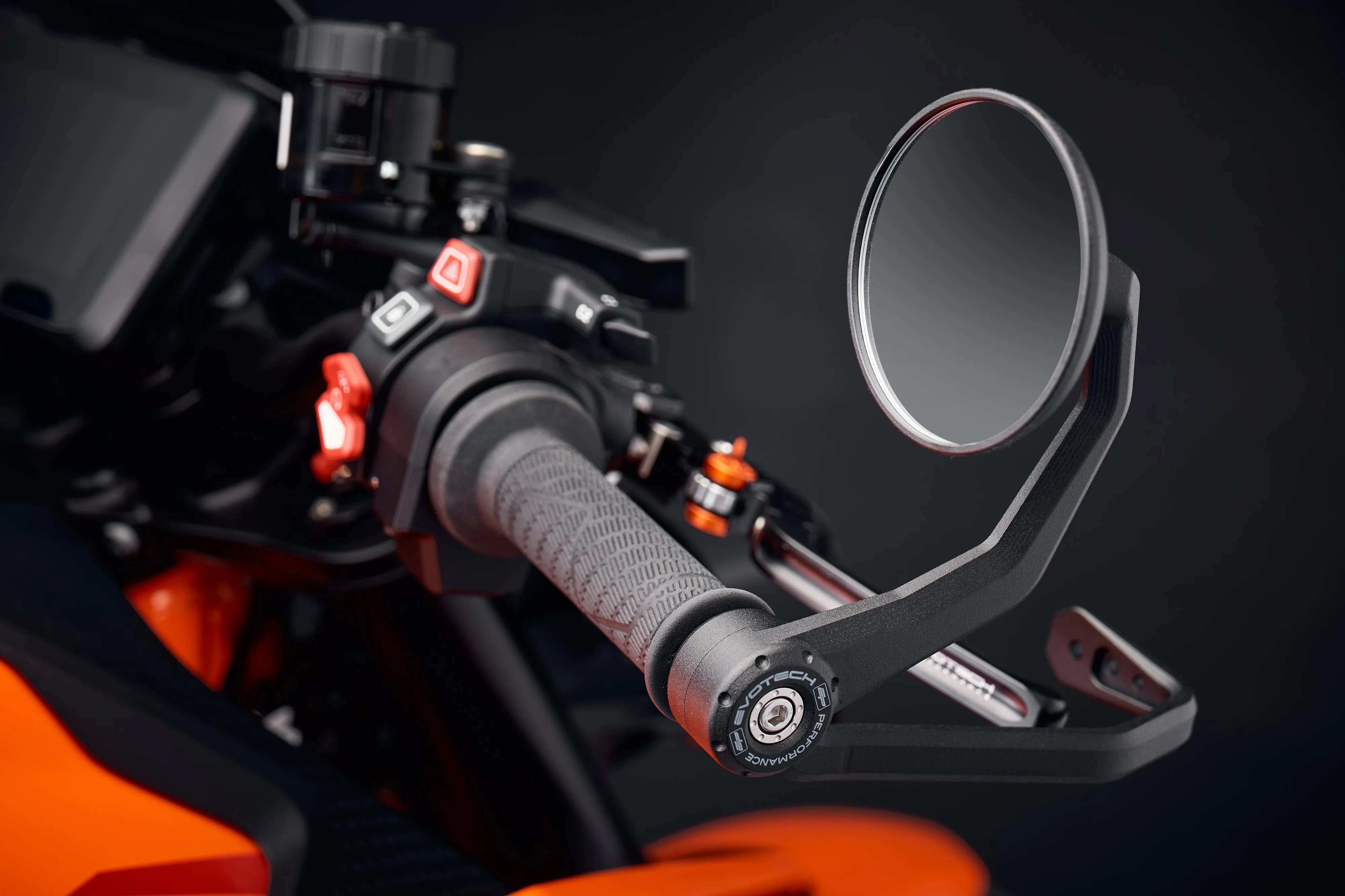 Evotech Bar End Mirrors / Brake and Clutch Protector Kit - KTM 790 Duke (2023 )