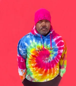 Fallon Aurielle Signature Beanie Hat (Neon Pink & Black)