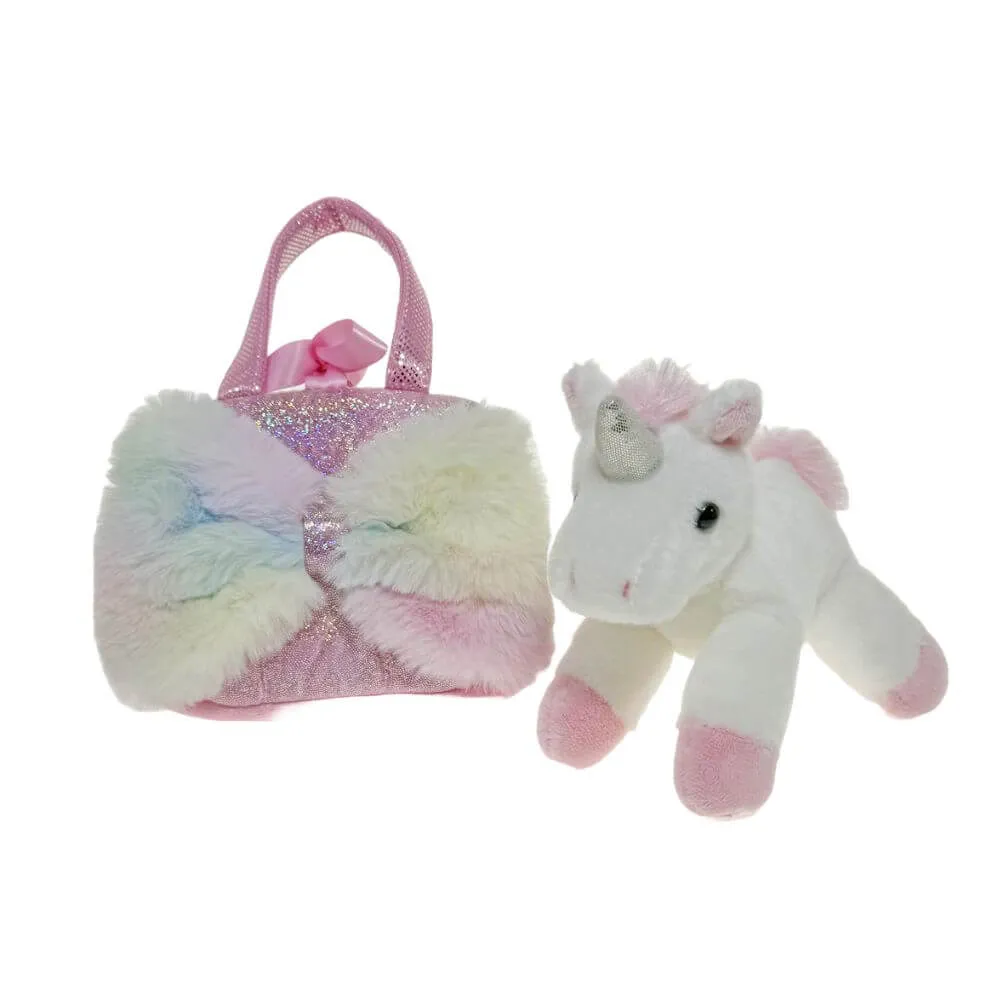 Fancy Pal Unicorn in Big Bow Bag