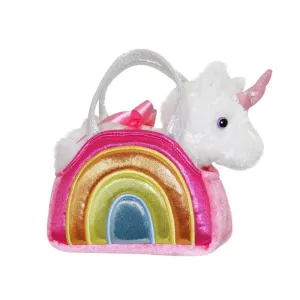 Fancy Pal Unicorn in Rainbow Bag