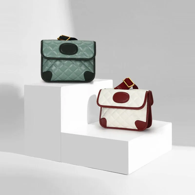 Fashiona Small Square Leather Handbag