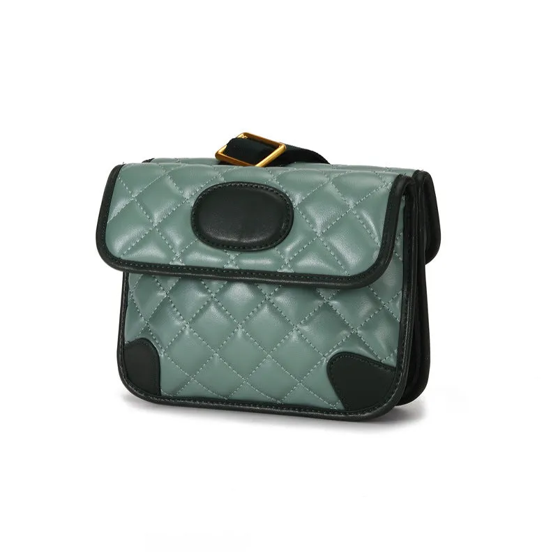 Fashiona Small Square Leather Handbag