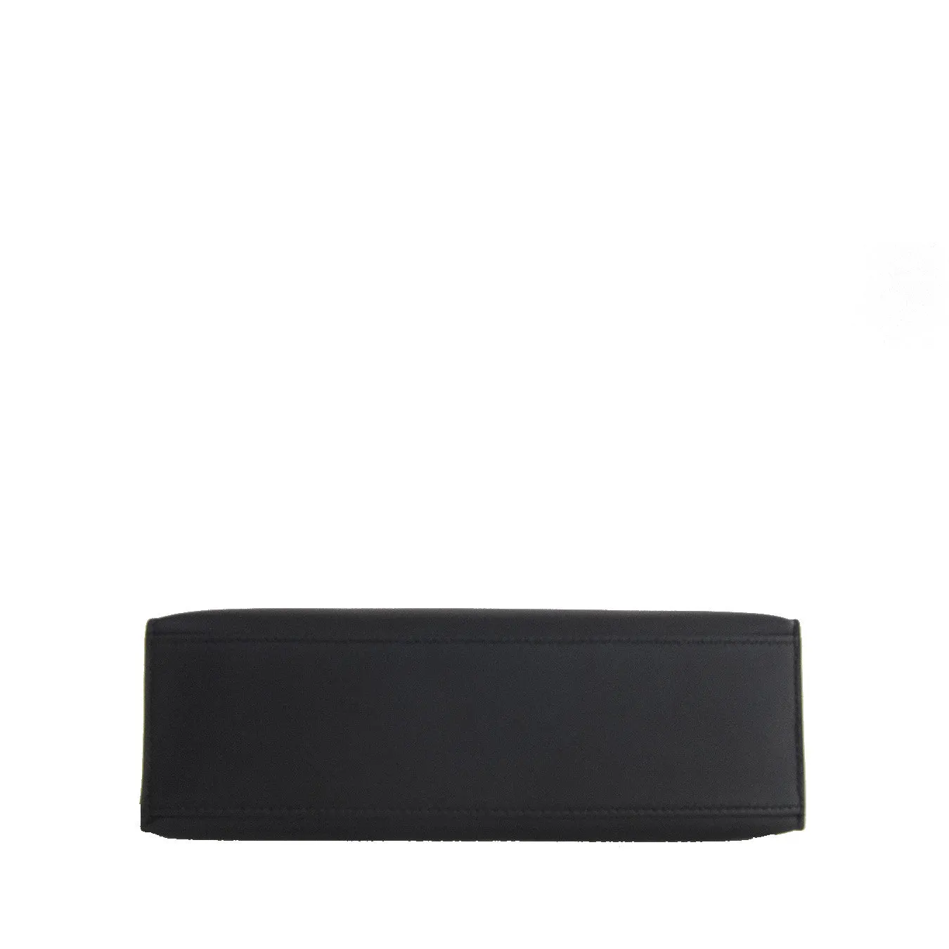 Fashionista Fave Hermes Black Gold Swift Kelly Pochette Cut Clutch Bag