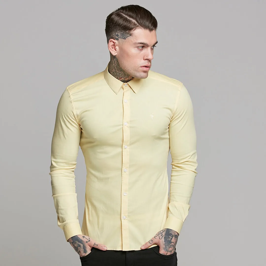 Father Sons Super Slim Ultra Stretch Yellow Long Sleeve - FS475