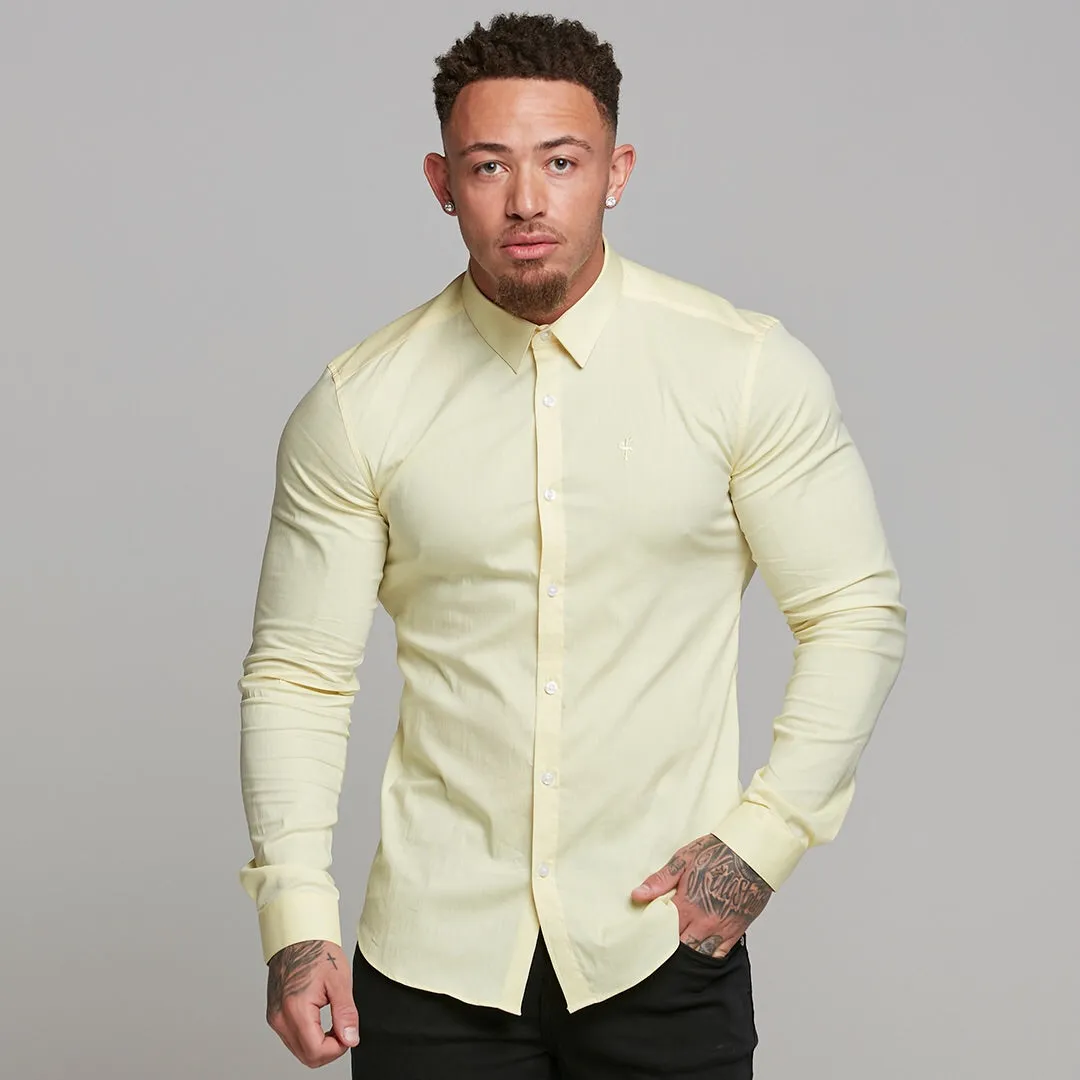 Father Sons Super Slim Ultra Stretch Yellow Long Sleeve - FS475