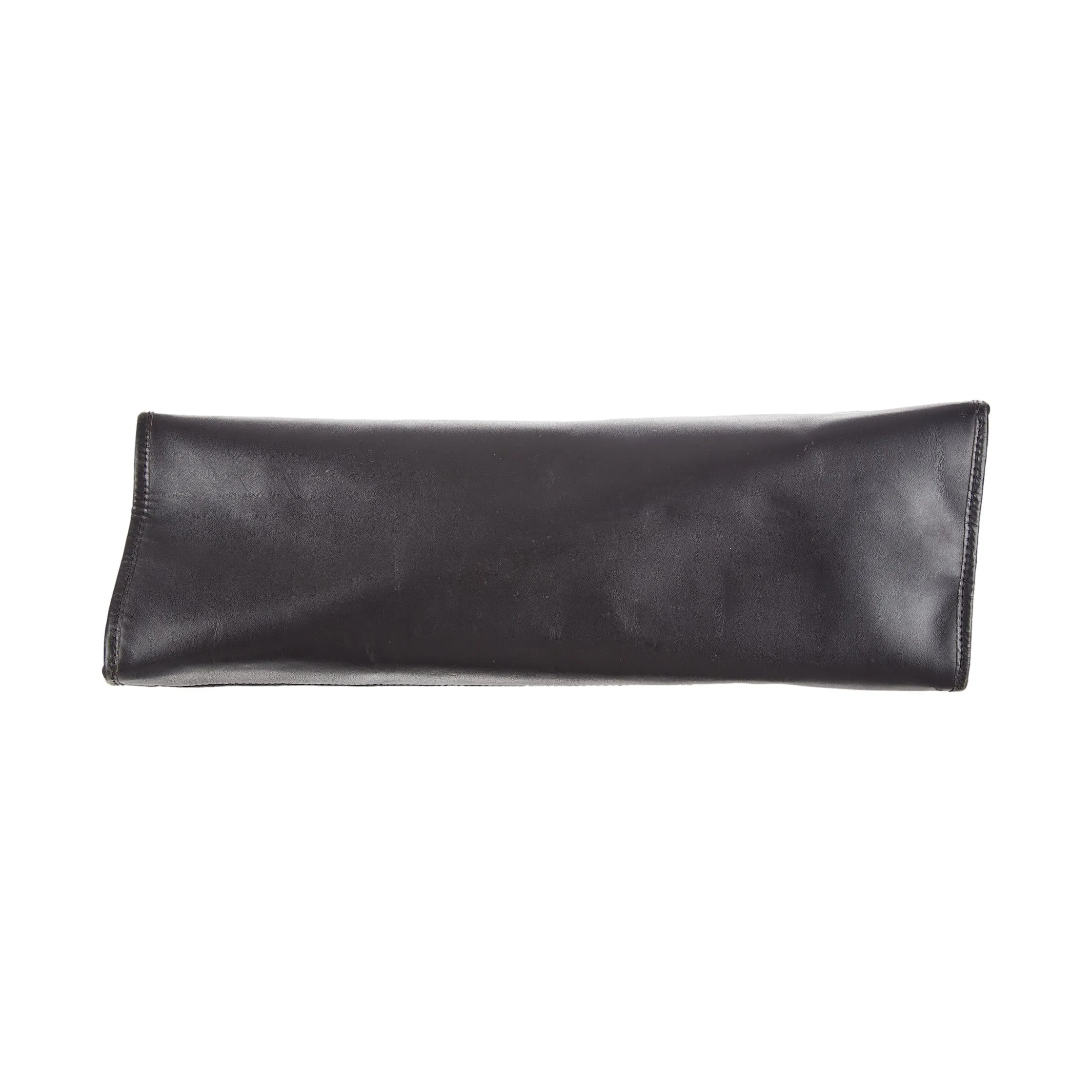 Fendi Black Sheer Mesh Logo Shoulder Tote