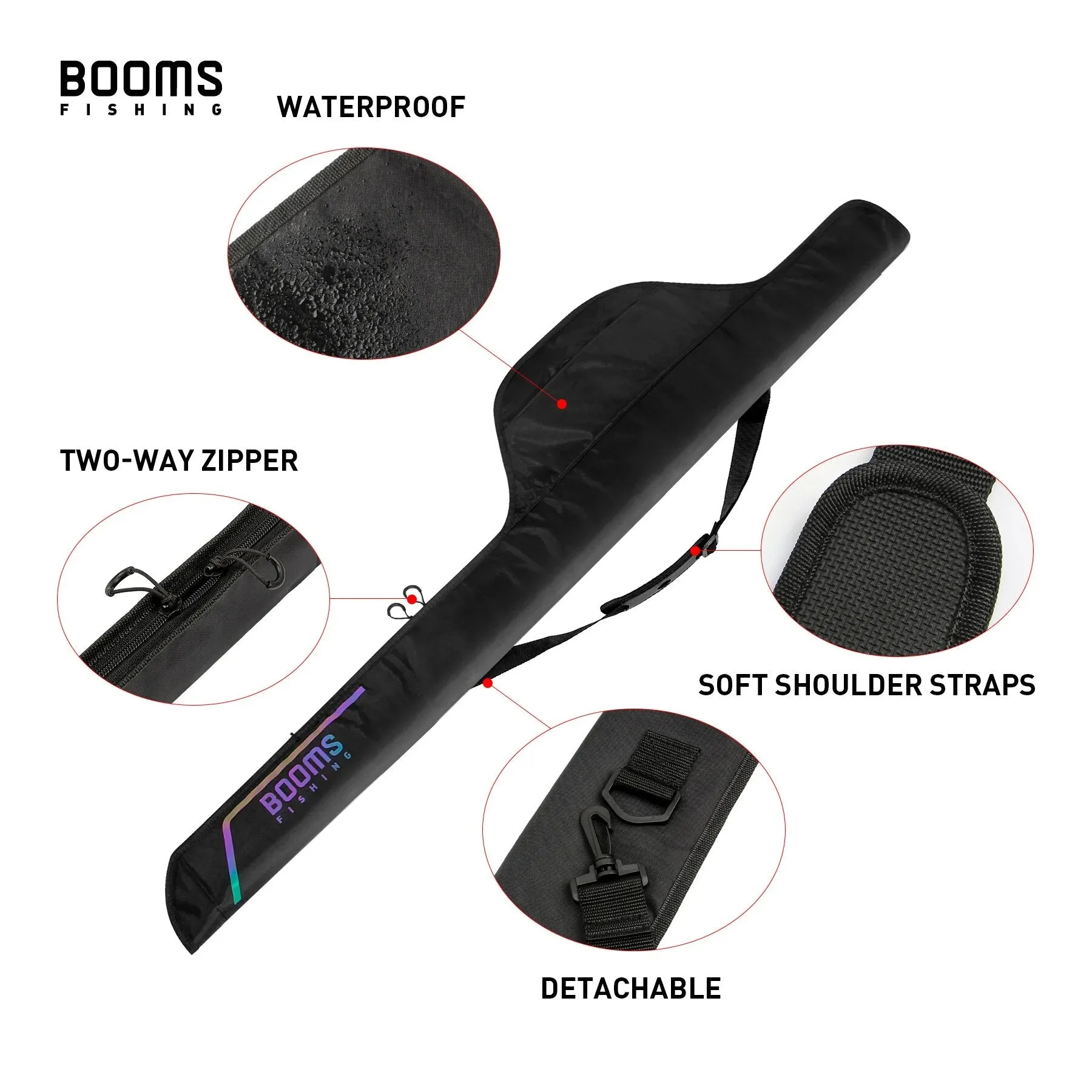 Fishing Rod Bag Storage Case 130 cm to 215 cm compact Folding Multi-size