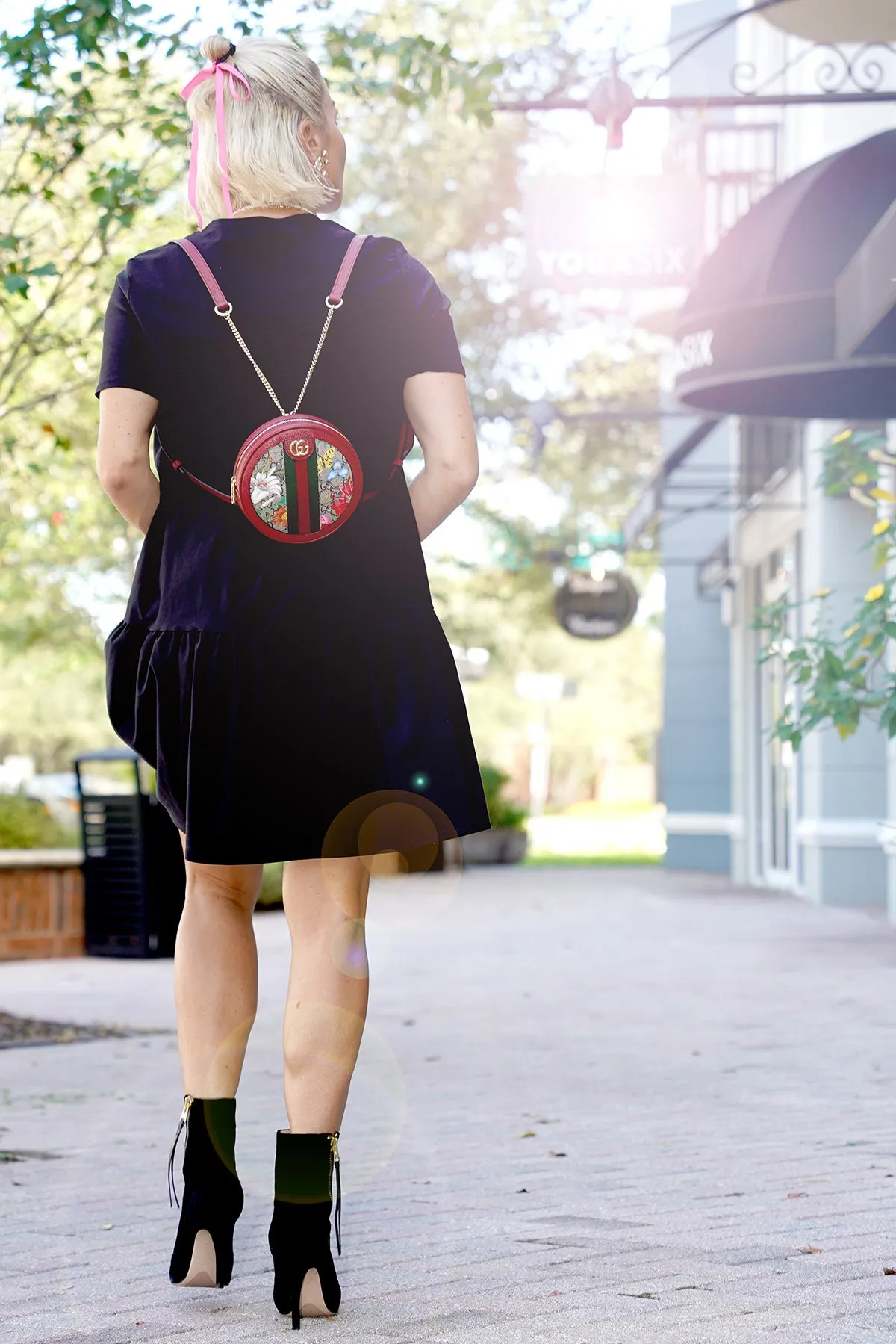 Flora Ophidia Mini Round Backpack