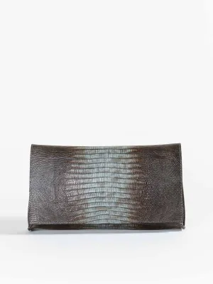 foldover clutch - atlantis lizard