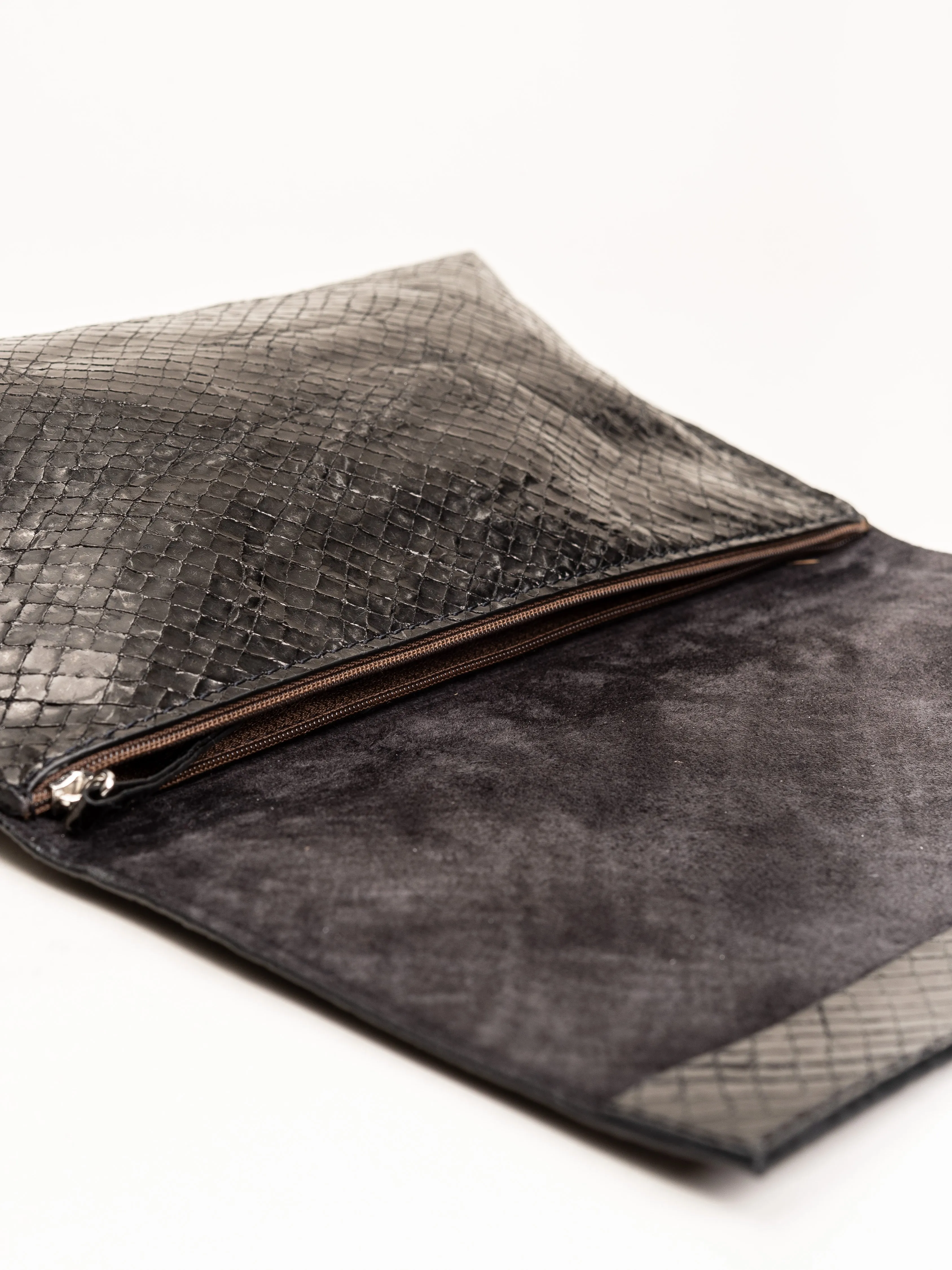 foldover clutch - black diamond