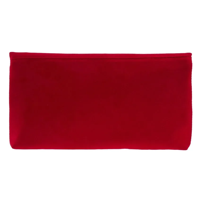 Foldover Clutch - Red