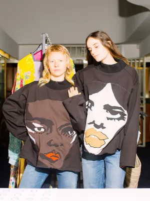 Francesca Longo Face Sweatshirt No. 5