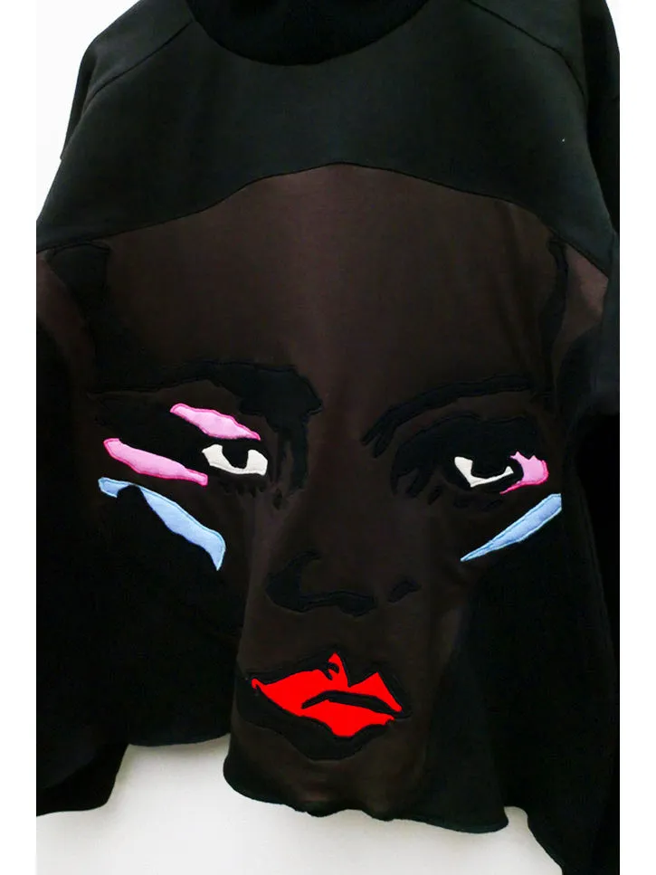 Francesca Longo Face Sweatshirt No. 5