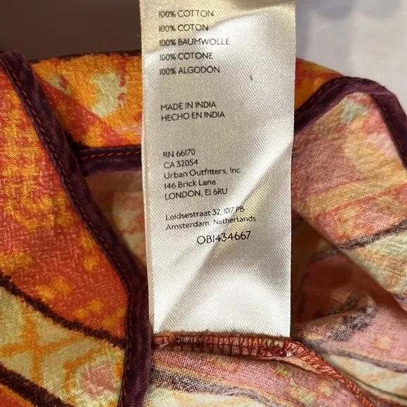 Free People Cleo Wrap Skirt in Rust Combo Size 6