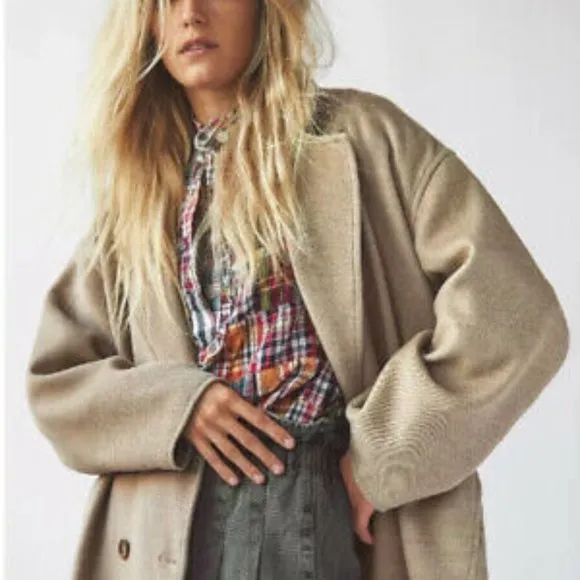 Free People Hannah Slouchy Blazer