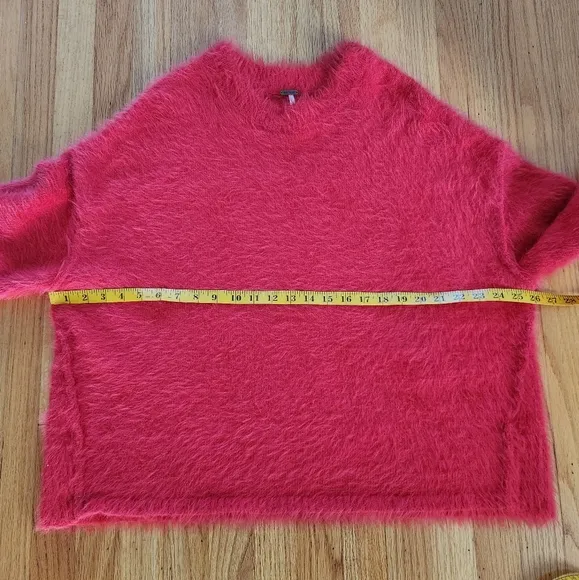 Free People Harrison Bunny Crew Sweater Size Small