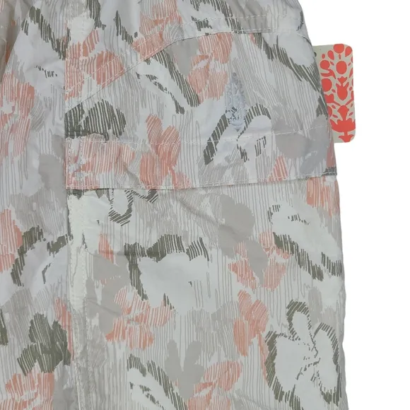 Free People Movement In the Wild Printed Shorts Ivory Combo OB1640745 Medium NWT