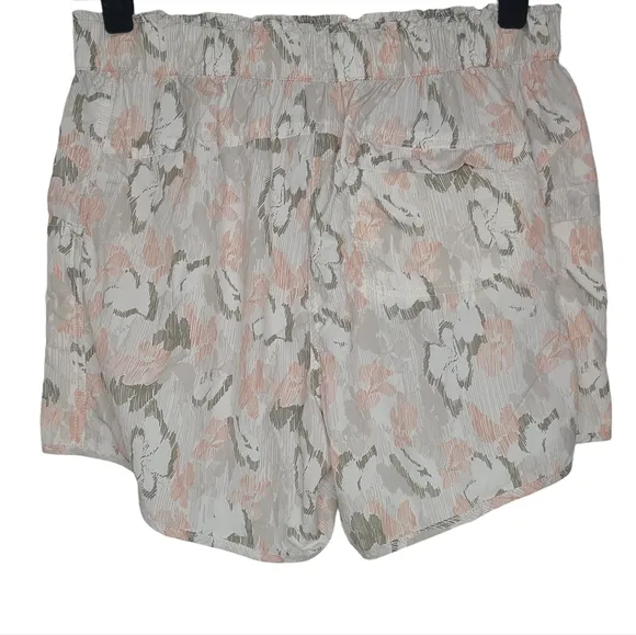 Free People Movement In the Wild Printed Shorts Ivory Combo OB1640745 Medium NWT