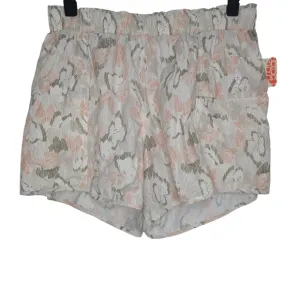 Free People Movement In the Wild Printed Shorts Ivory Combo OB1640745 Medium NWT