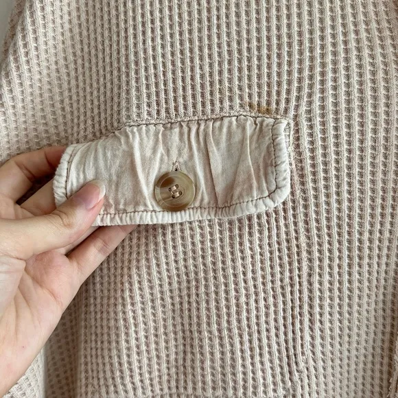 Free People One Scout Jacket, Size Small, Sand