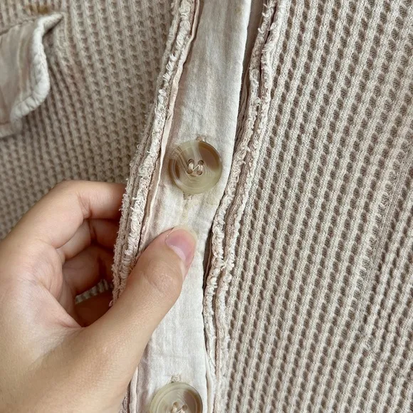 Free People One Scout Jacket, Size Small, Sand