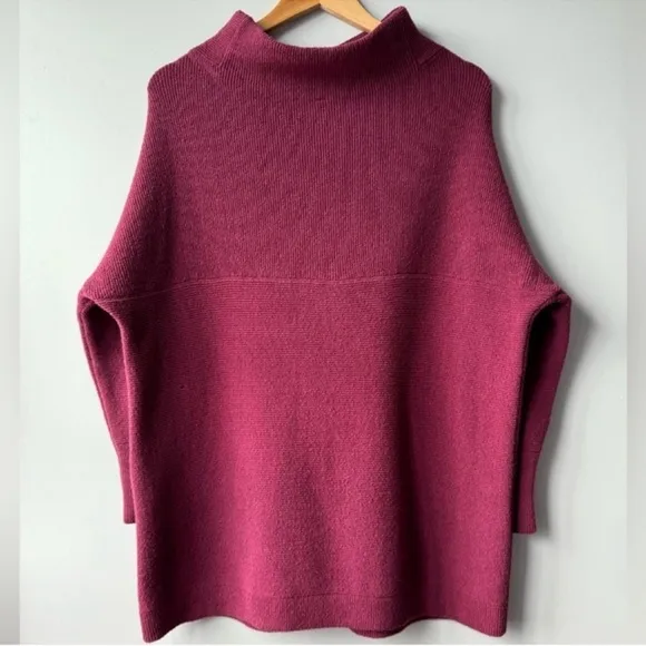 Free People Ottoman Slouchy Tunic Pomegranate WineSize:M