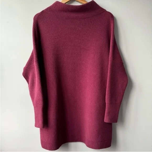 Free People Ottoman Slouchy Tunic Pomegranate WineSize:M