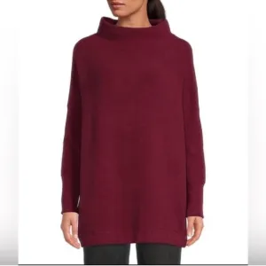Free People Ottoman Slouchy Tunic Pomegranate WineSize:M