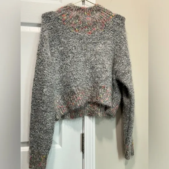 FREE PEOPLE Stardust PulloverSweater Women's Size XS DoveCombo .