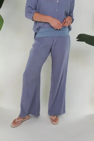 Fresh Laundry Foldover Gauze Pant