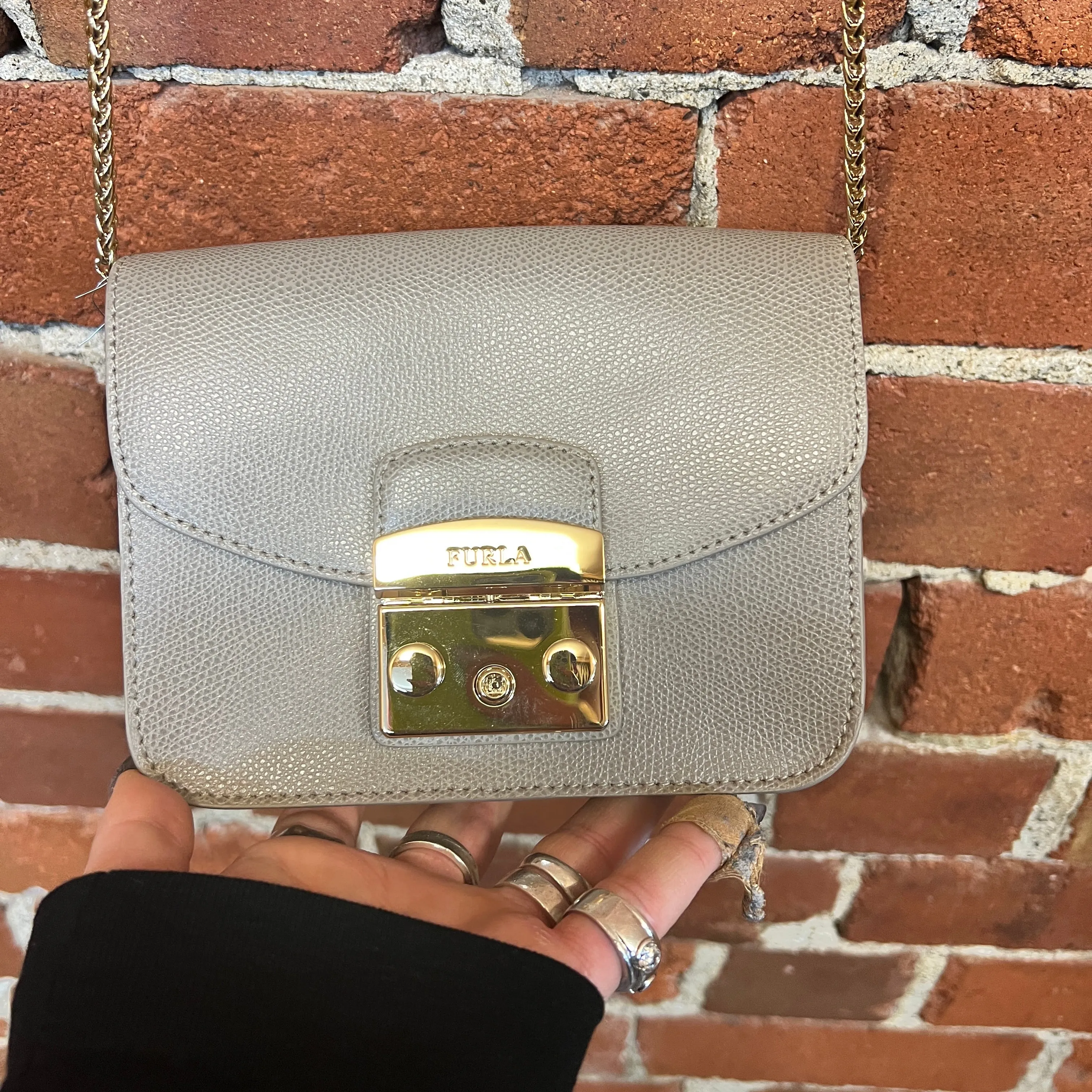 FURLA mini chain shoulder bag