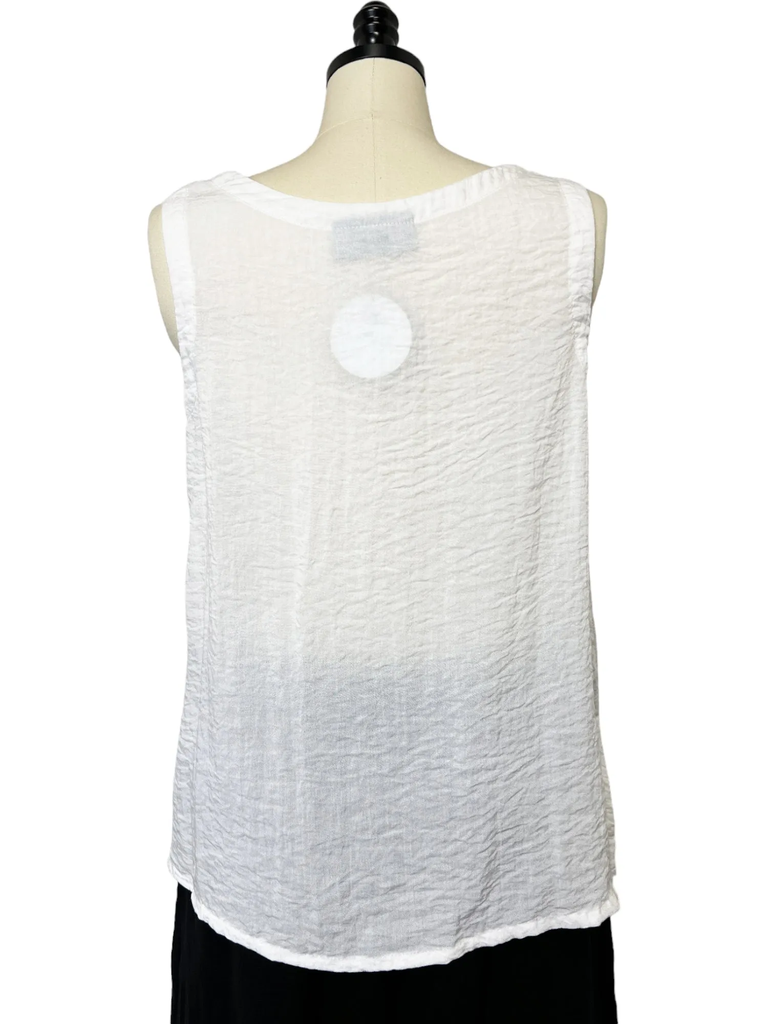 Gails Travel Tank in Paper White