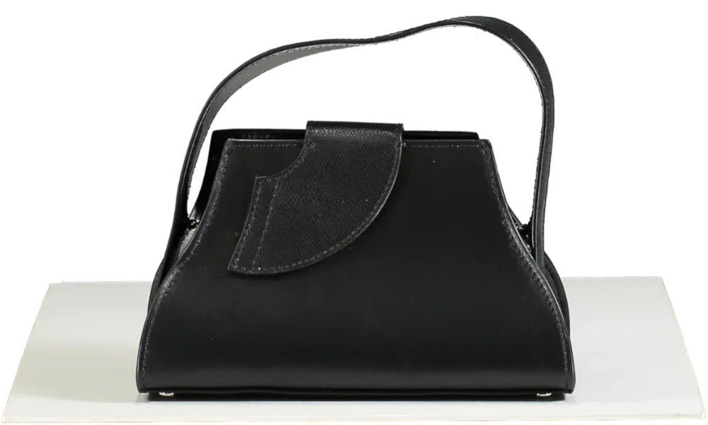 GCDS Black Seaweed Mini Handbag