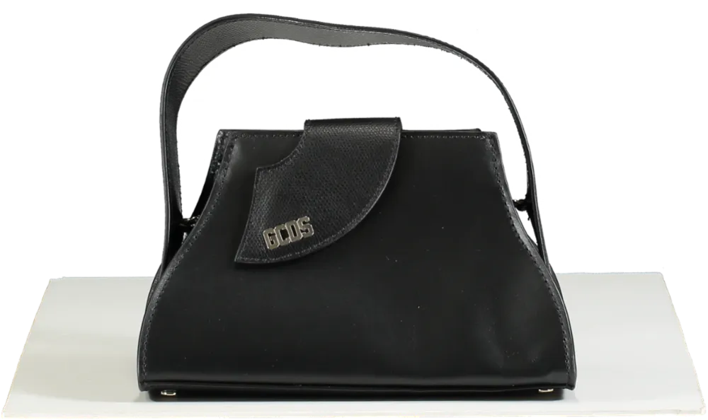 GCDS Black Seaweed Mini Handbag
