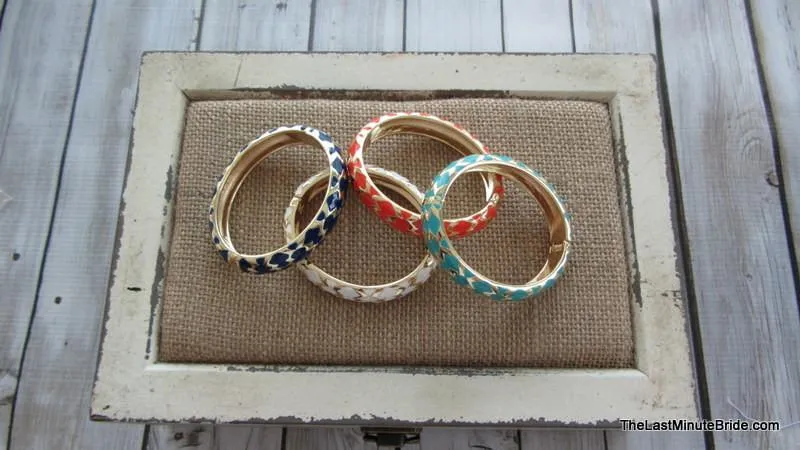 Geometric Foldover Clasp Bracelet (more colors)