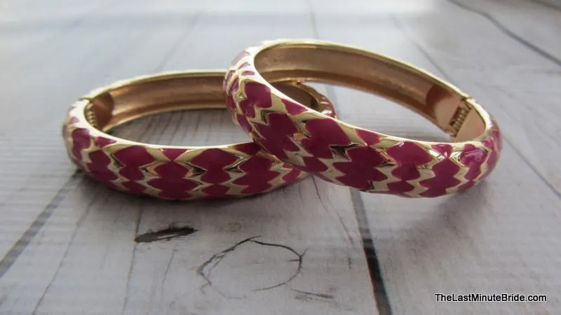Geometric Foldover Clasp Bracelet (more colors)