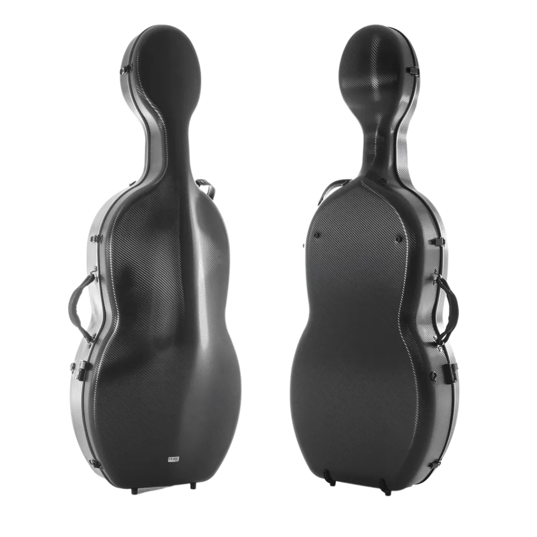 GEWA Pure Polycarbonate Cello Case with Wheels Black 4/4