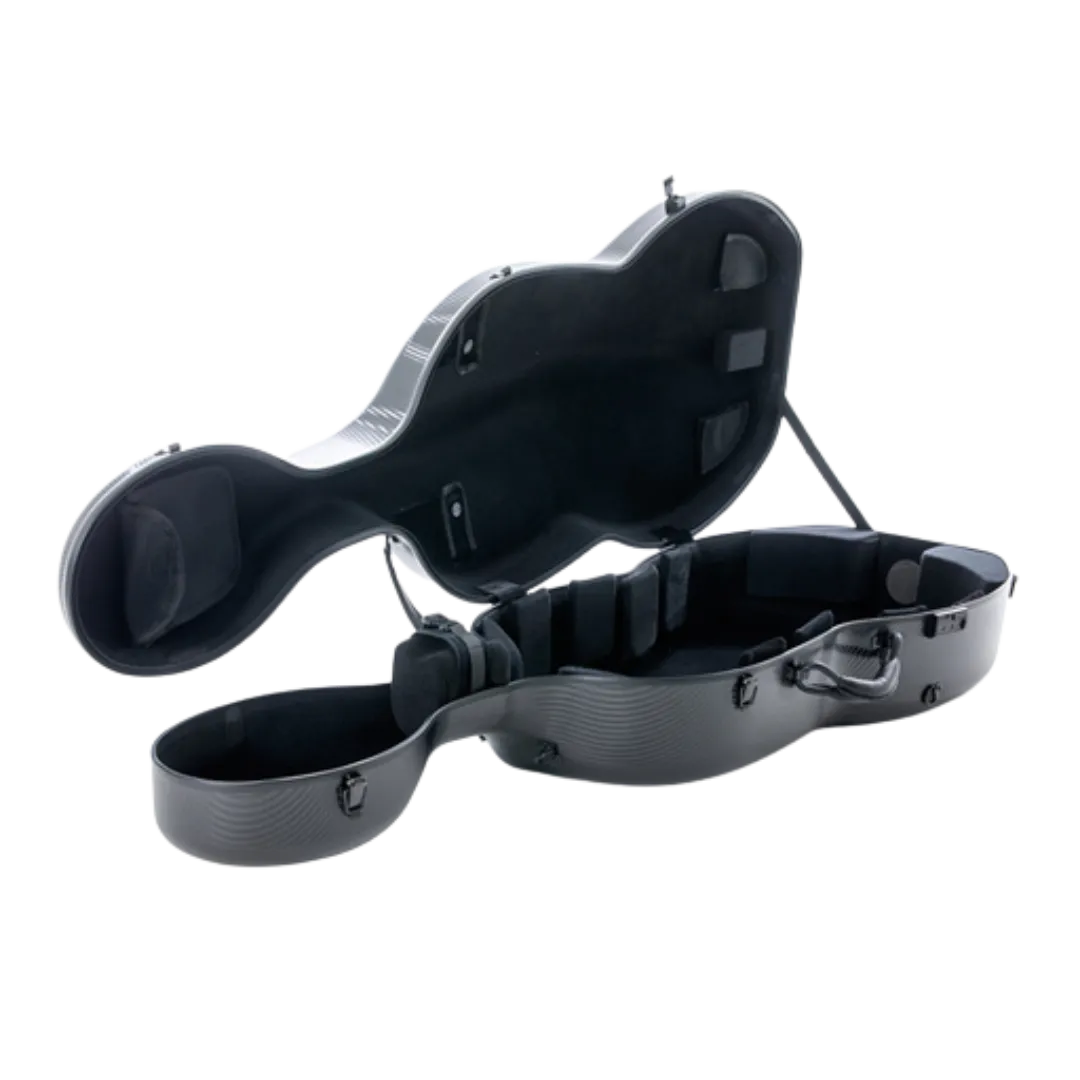 GEWA Pure Polycarbonate Cello Case with Wheels Black 4/4