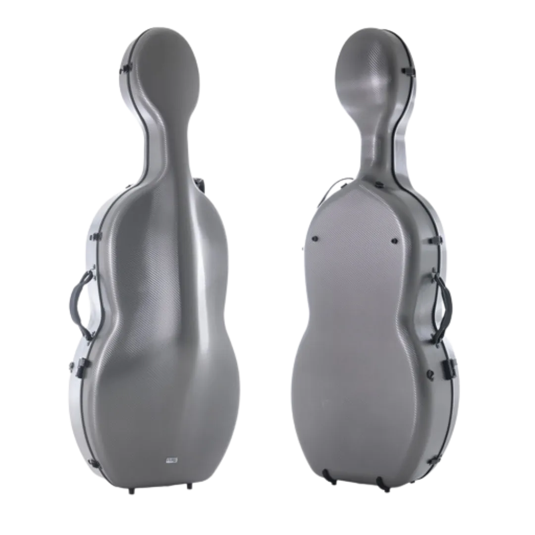 GEWA Pure Polycarbonate Cello Case with Wheels Grey 4/4