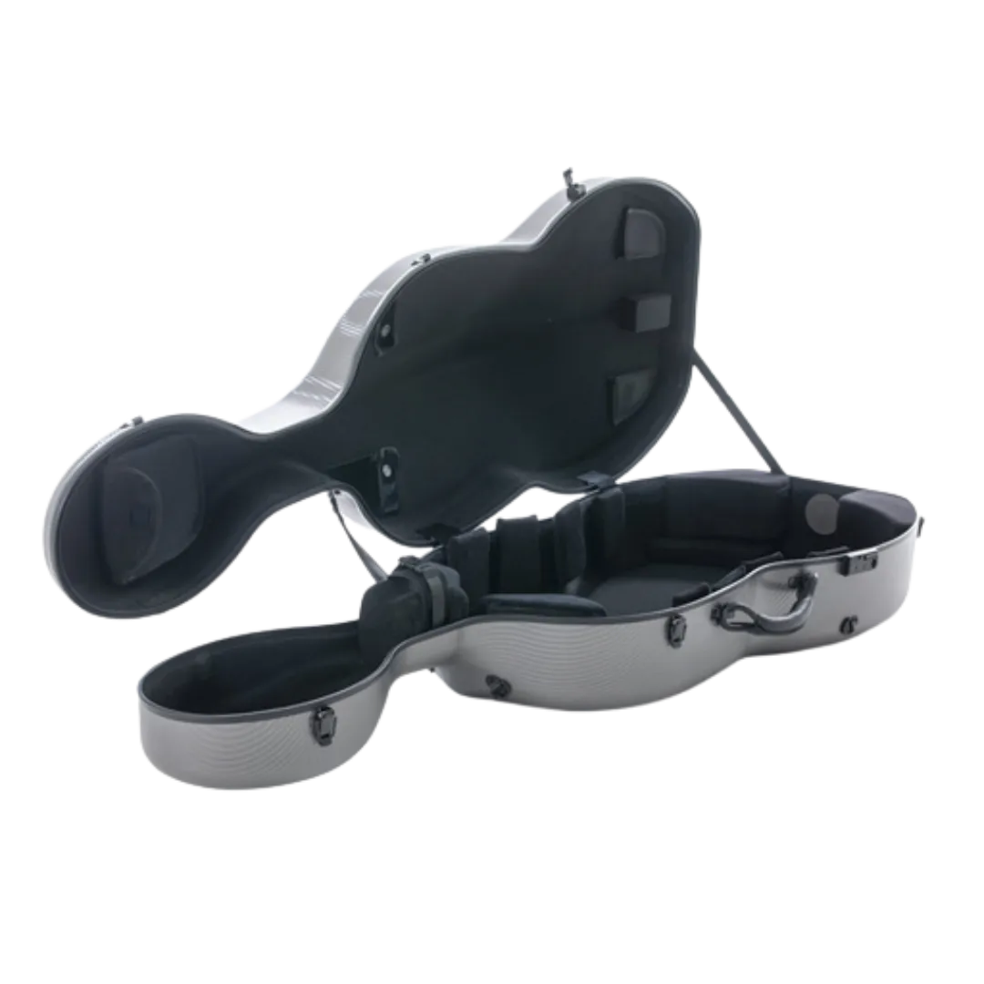 GEWA Pure Polycarbonate Cello Case with Wheels Grey 4/4